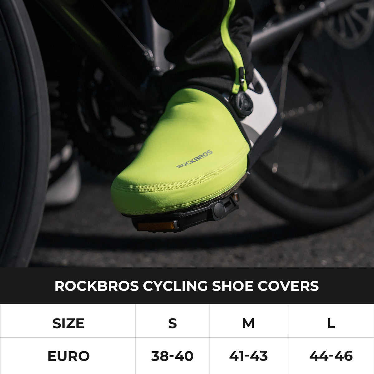 ROCKBROS - Sur-chaussures de cyclisme hydrofuges en Kevlar