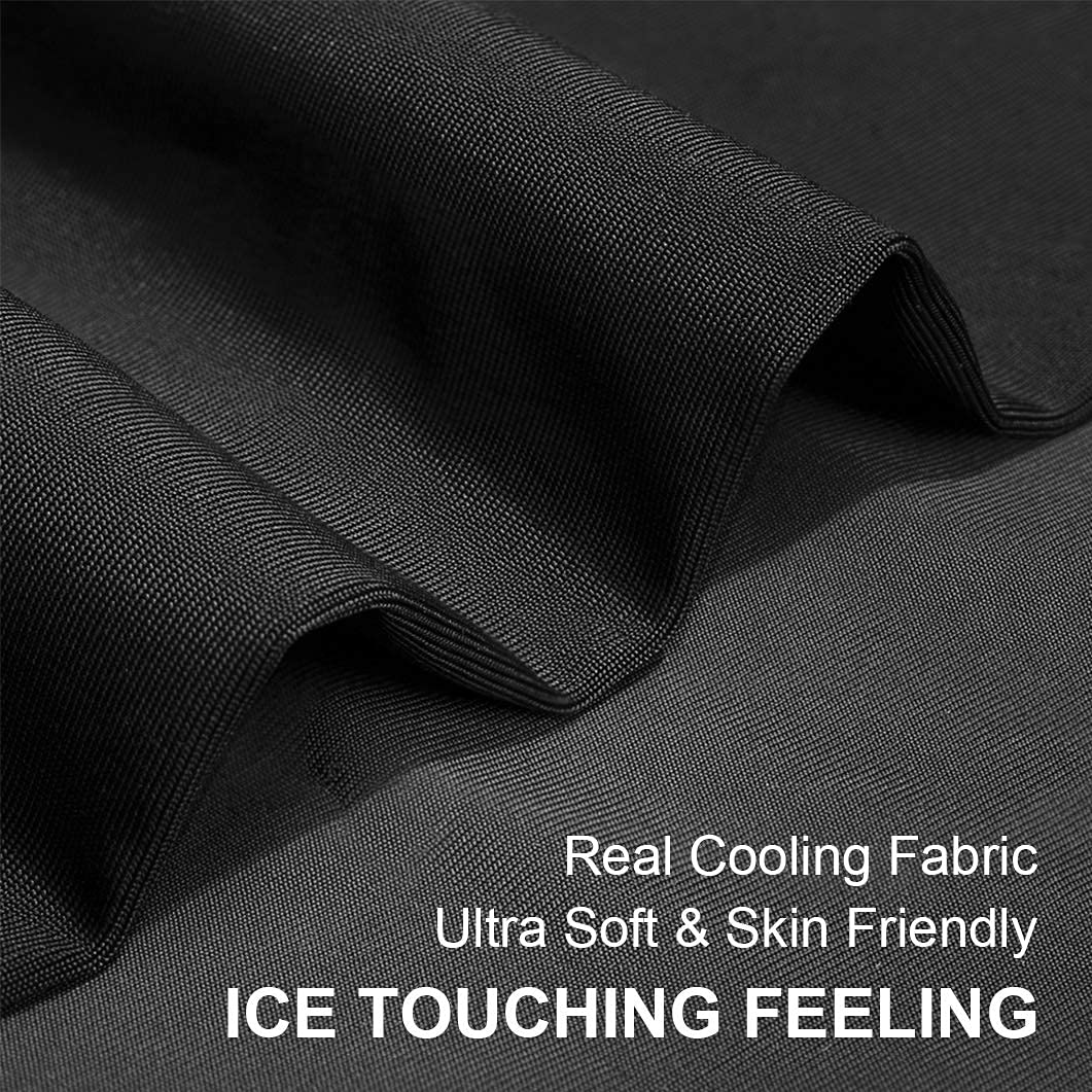 ROCKBROS Cooling Neck Gaiter Bandana Face Mask Summer Half Face Scarf for Cycling Fishing - ROCKBROS