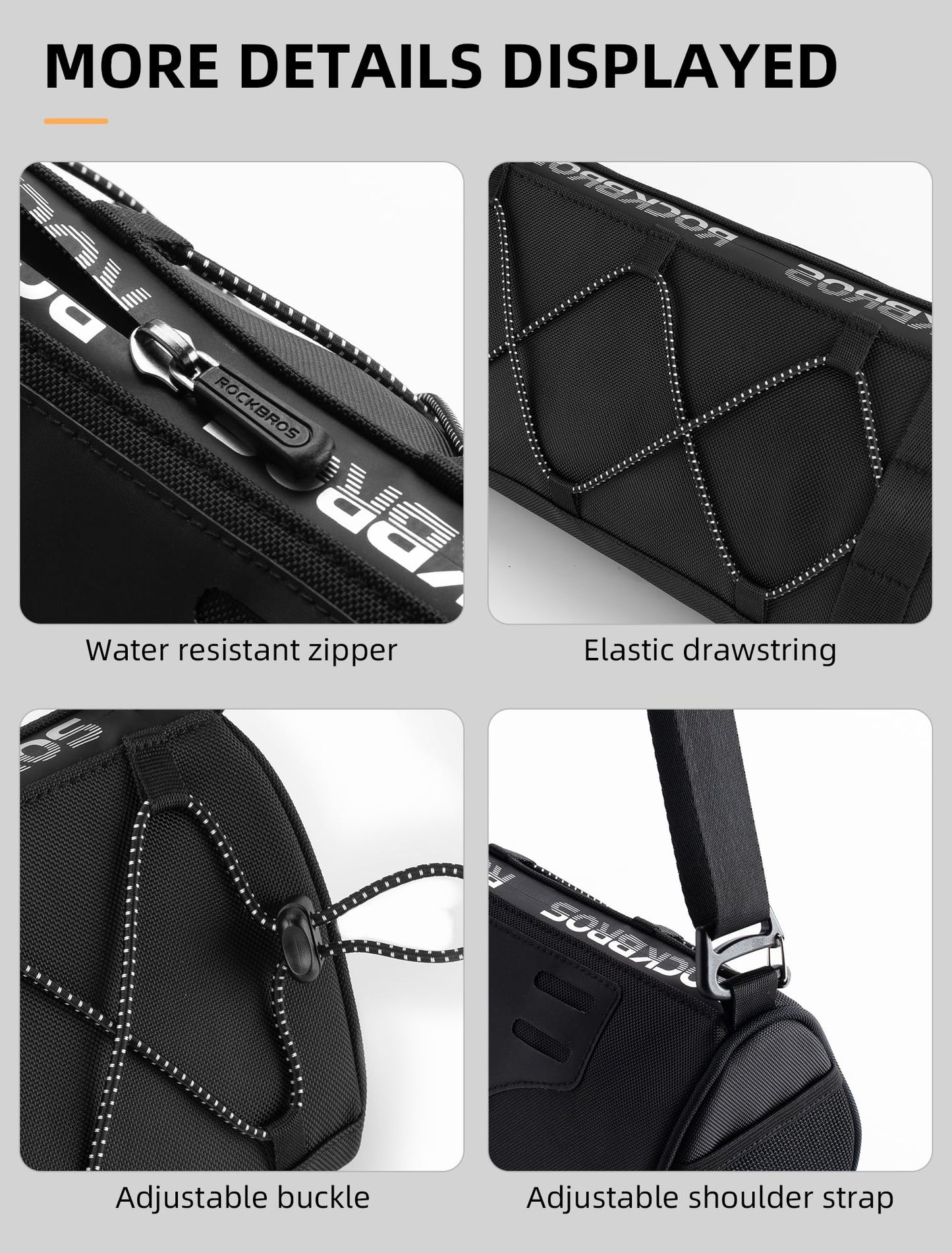 ROCKBROS Bicycle Handlebar Bag with Shoulder Strap 1.5L - ROCKBROS-UK