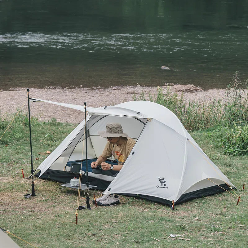 Lightweight Rainproof Tent with Aluminum Rods Easy Setup for Camping