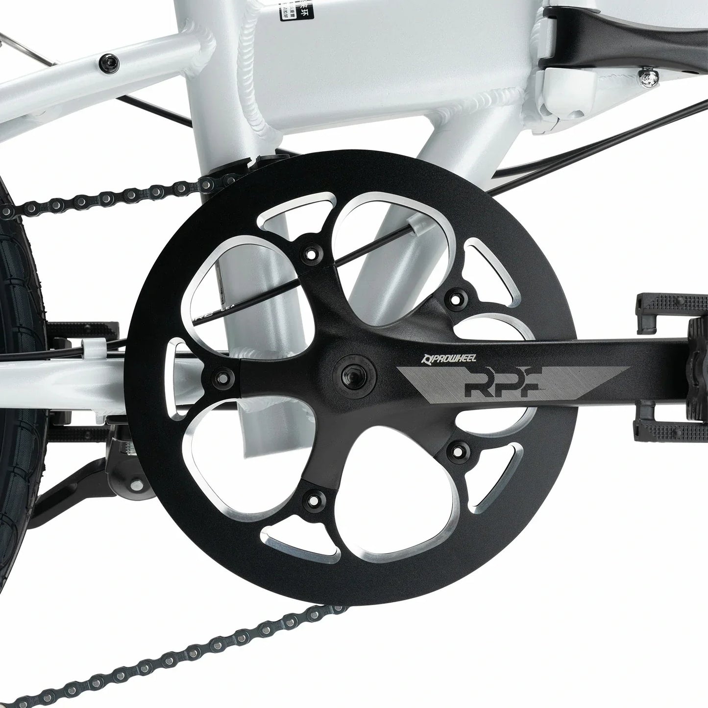 rockbros 20 inch aluminum folding bike 8 speed for city commuting
#color_White