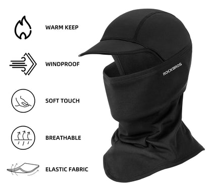 ROCKBROS Balaclava Winter Windproof Thermal Warmer Cycling Skiing Hats