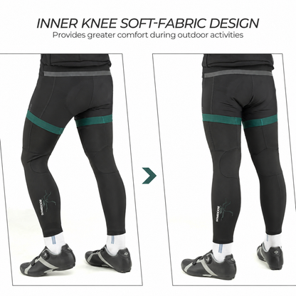 Jambières de cyclisme d'hiver thermiques S-3XL (1 paire)