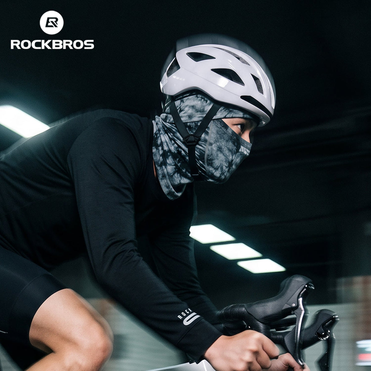 ROCKBROS cagoule hiver coupe-vent en Tencel et laine mérinos