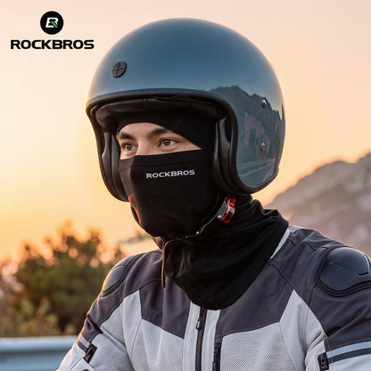 ROCKBROS cagoule hiver coupe-vent en Tencel et laine mérinos
