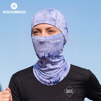 ROCKBROS cagoule hiver coupe-vent en Tencel et laine mérinos