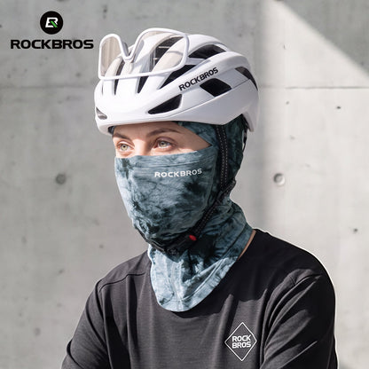 ROCKBROS cagoule hiver coupe-vent en Tencel et laine mérinos
