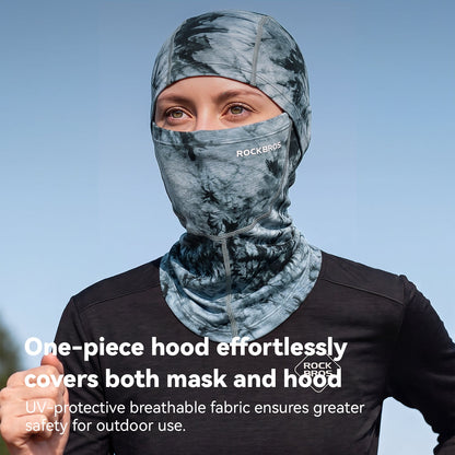 ROCKBROS cagoule hiver coupe-vent en Tencel et laine mérinos