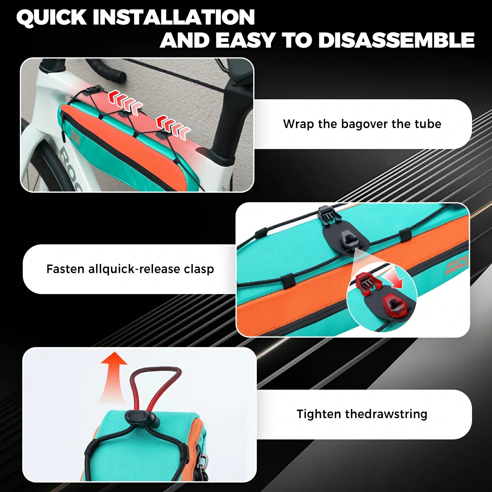 1.4L Bike Frame Bag