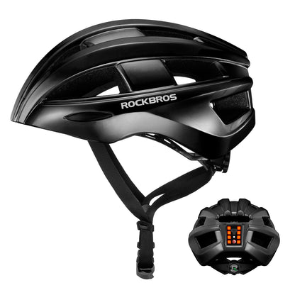 ROCKBROS Bicycle Helmet MTB Road Cycling Rear Light s Integrally-molded EPS+PC Ultralight #color_black