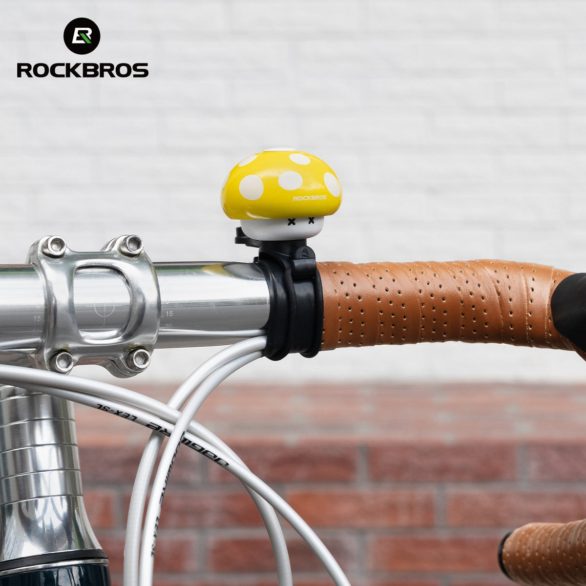 ROCKBROS sonnette de vélo vintage en forme de champignon pour enfant