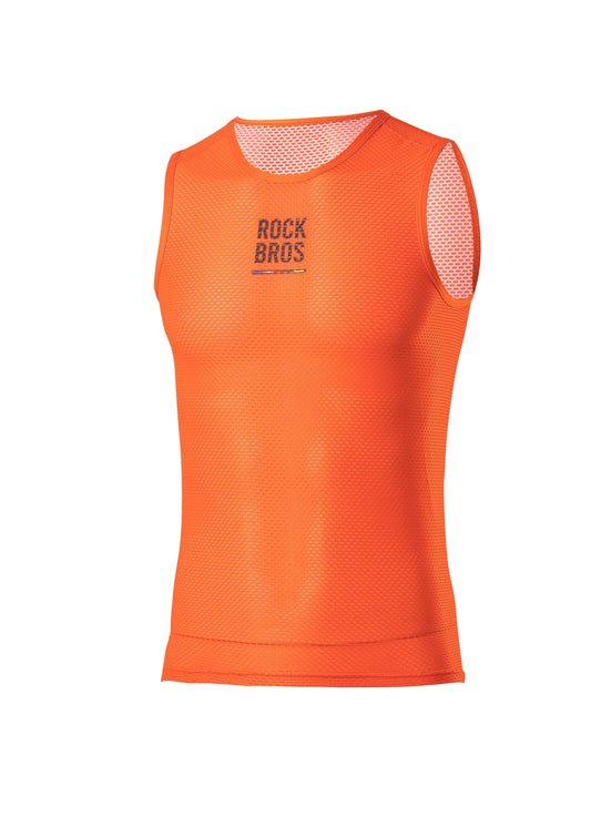ROCKBROS Road-to-Sky Cycling Sleeveless Base Layer #Color_Orange