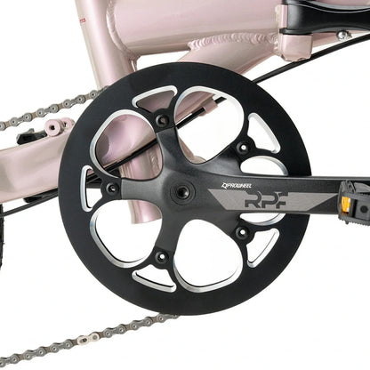 16 Inch Folding Bike 9 Speed #Color_Pink