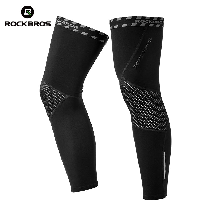ROCKBROS - Jambières de cyclisme avec protection des genoux, pour l'hiver, antidérapantes