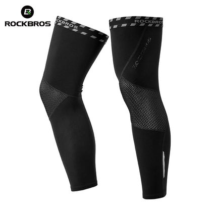 ROCKBROS - Jambières de cyclisme avec protection des genoux, pour l'hiver, antidérapantes