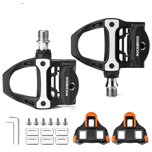 Pédales automatiques en carbone SPD pour vélos de route 9/16''