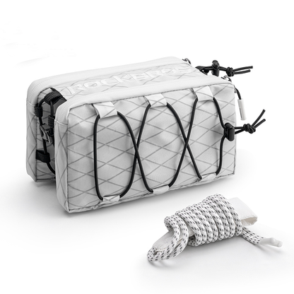 ROCKBROS 1L Bicycle Tube Bag - Dual Storage & Portable Shoulder Bag - ROCKBROS #Color_White