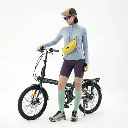 Bike Handlebar Bag Lightweight Crossbody Cycling Bag 1.8L