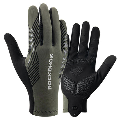 ROCKBROS MTB Gloves - Touch Screen, Anti-Slip Full Finger Cycling Gloves - ROCKBROSUSA