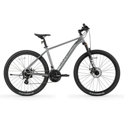 Hydraulic disc brake system on ROCKBROS MT200 mountain bike.
#color_silver