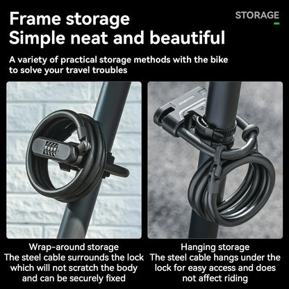 U-Lock and Cable Scooter Bike Lock