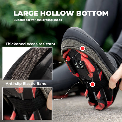 ROCKBROS - Sur-chaussures de cyclisme hydrofuges en Kevlar