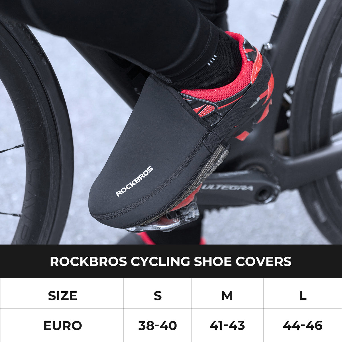 ROCKBROS - Sur-chaussures de cyclisme hydrofuges en Kevlar