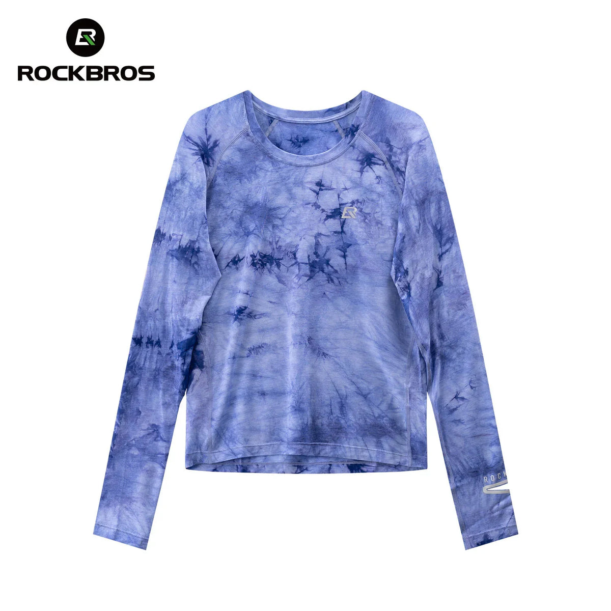 ROCKBROS haut running manches longues en laine mérinos, respirant