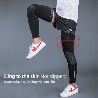 ROCKBROS Ensemble Manches de Bras & Jambières Thermiques Hiver Élastiques, Protection pour Cyclisme (1 Paire Chaque)