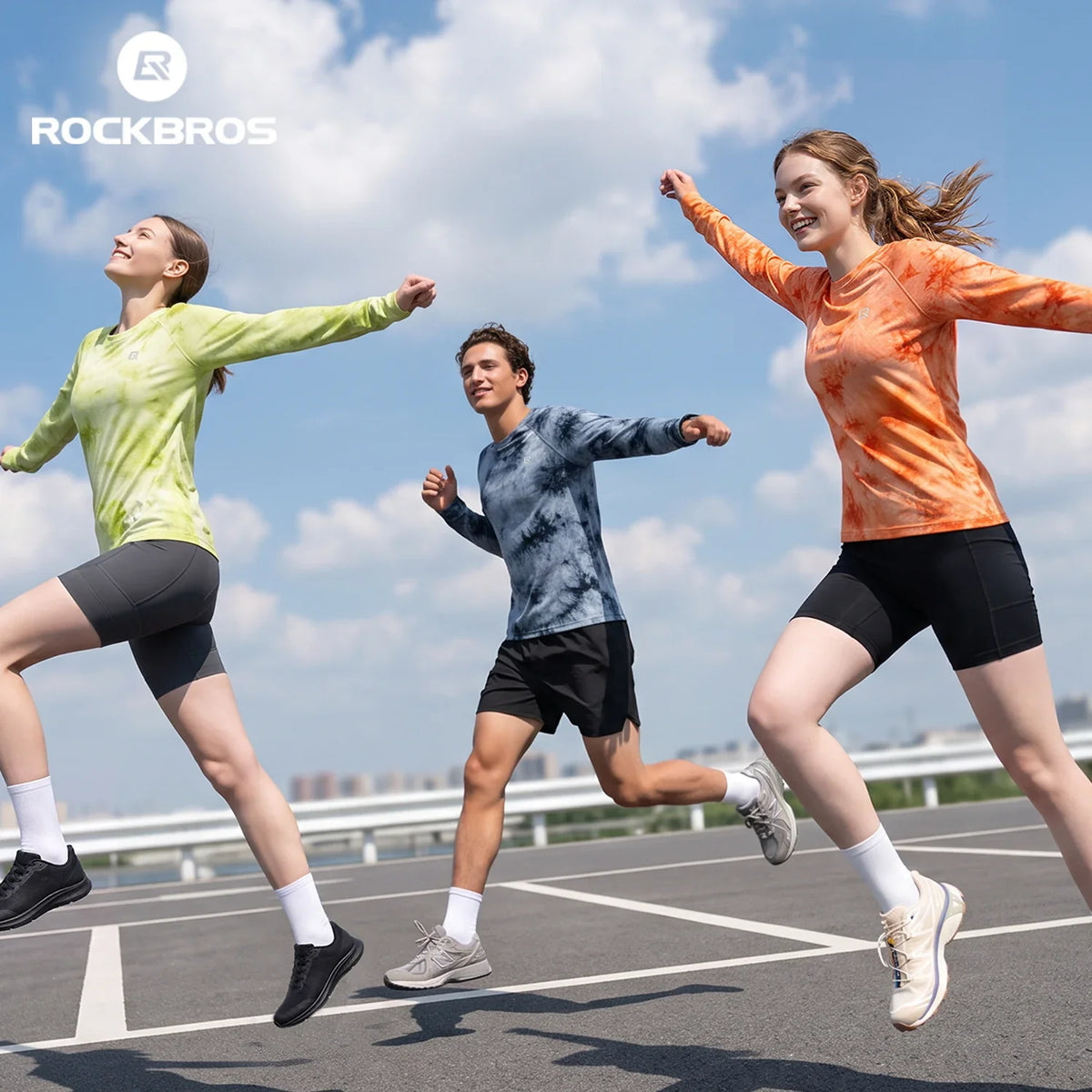 ROCKBROS haut running manches longues en laine mérinos, respirant