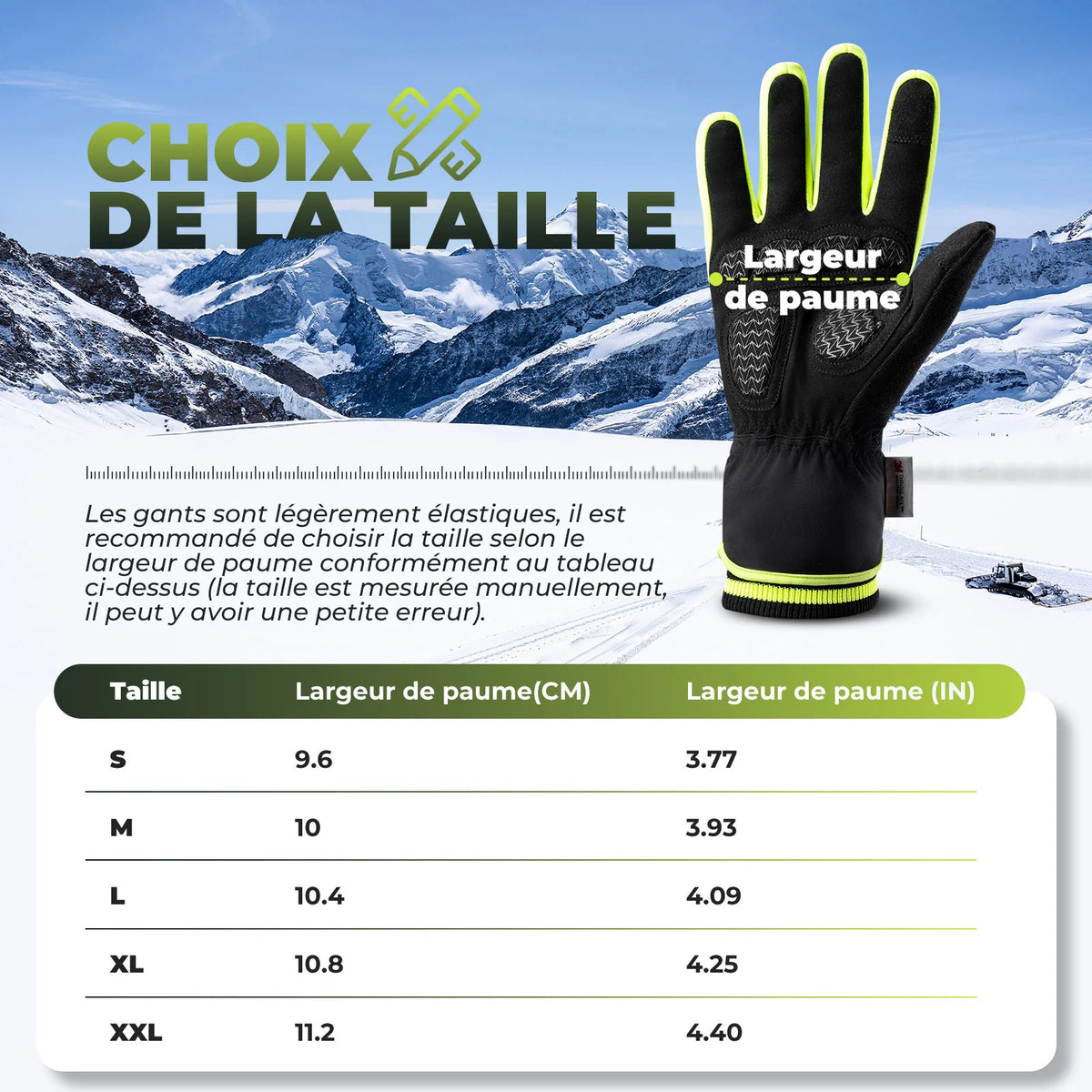 ROCKBROS Warm Winter Windproof Anti-Slip Touchscreen Gloves