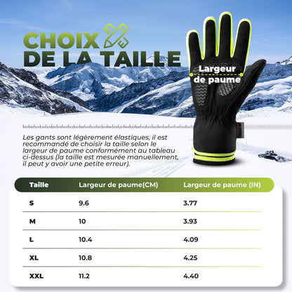 ROCKBROS Warm Winter Windproof Anti-Slip Touchscreen Gloves