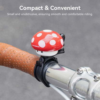 ROCKBROS sonnette de vélo vintage en forme de champignon pour enfant