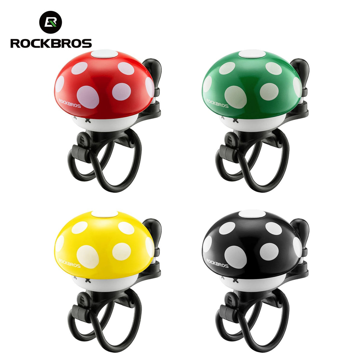ROCKBROS sonnette de vélo vintage en forme de champignon pour enfant