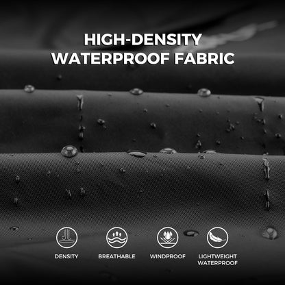 Reflective cycling rain jacket unisex windproof waterproof coat
