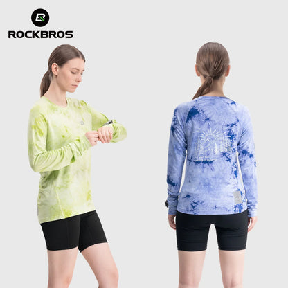 ROCKBROS haut running manches longues en laine mérinos, respirant