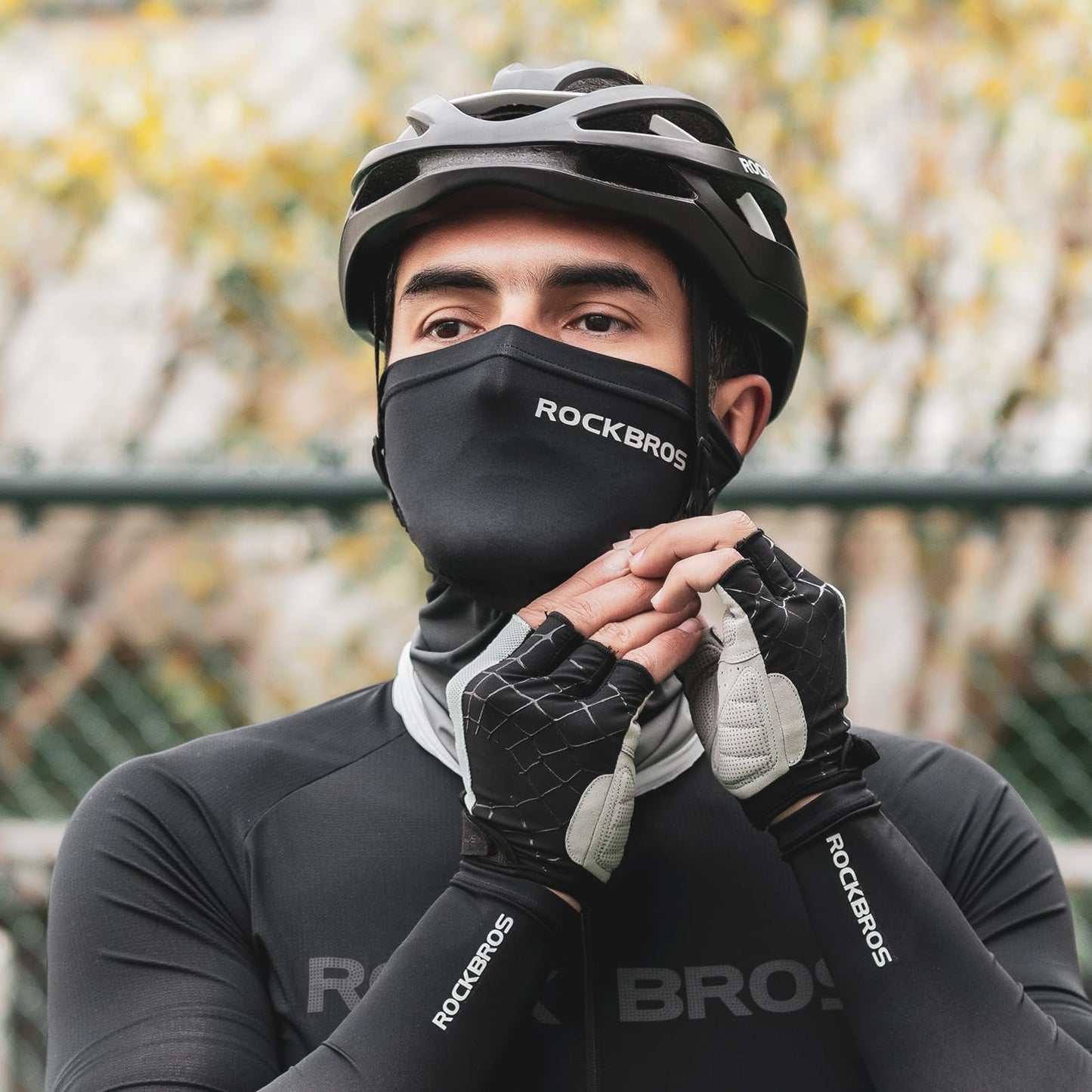 ROCKBROS Cooling Neck Gaiter Face Mask Fishing Scarf Face Cover for Men Women - ROCKBROS