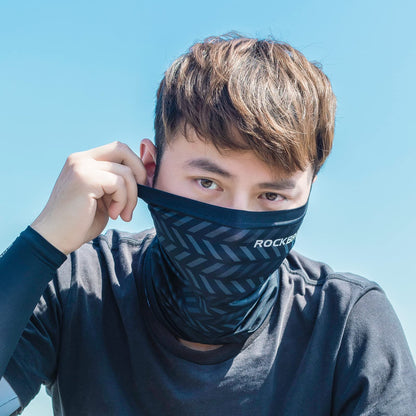ROCKBROS Cooling Neck Gaiter Face Mask Fishing Scarf Face Cover for Men Women - ROCKBROS