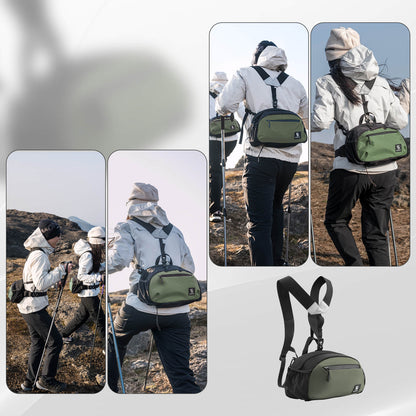 Qunature Bike Backpack/Travel Waist Bag 7.9L – Versatile Carry for Every Adventure!​