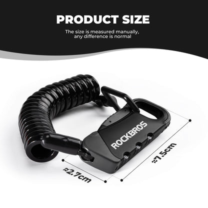 ROCKBROS Bike Helmet Lock – Lightweight Security for Riders! 
