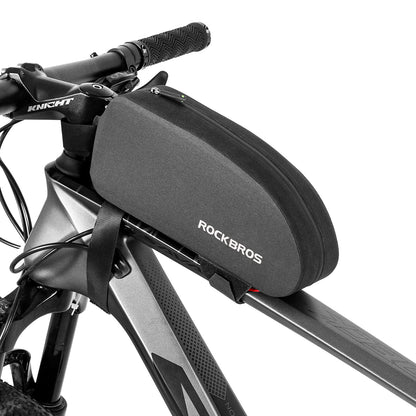 ROCKBROS 100% Waterproof Bike Frame Bag With Upgraded Seamless Zipper