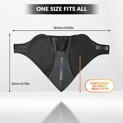 ROCKBROS breathable balaclava half-face mask, ideal for outdoor sports and cycling