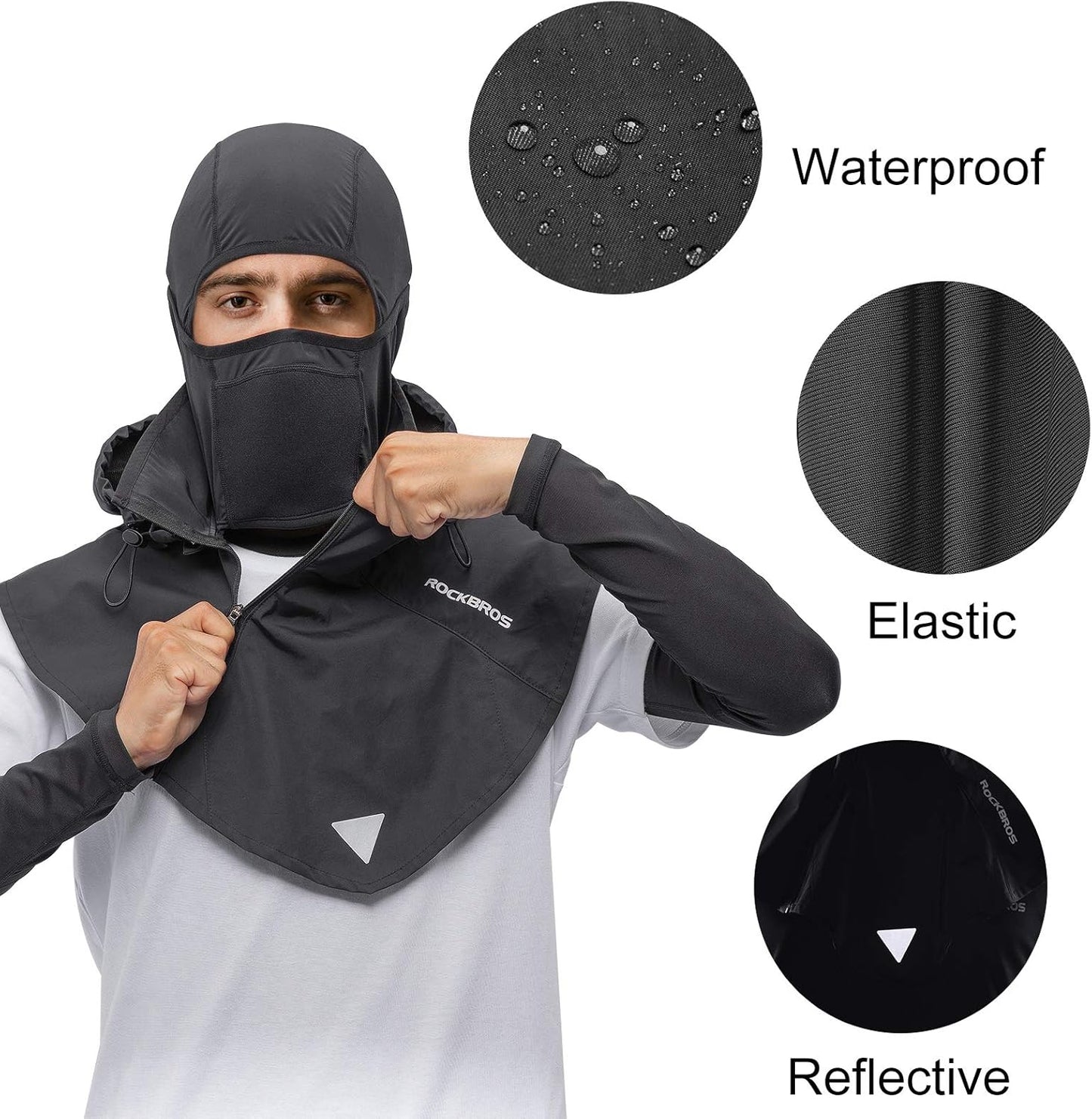 ROCKBROS Balaclava Protective Breathable Windproof Hat 