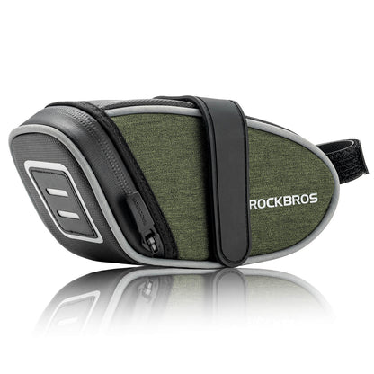 ROCKBROS Bicycle Saddle Bag 0.45L – Compact Storage, Big Convenience!​ #Style_Strap Mount