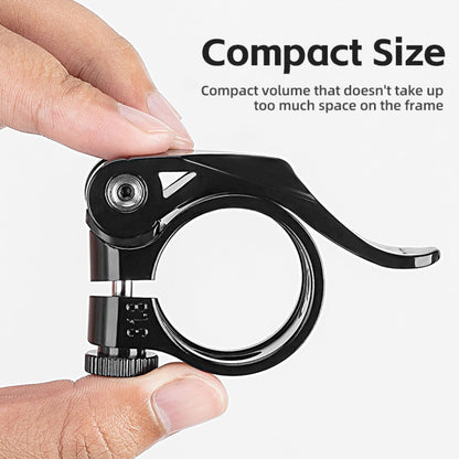 ROCKBROS Quick-Release Bicycle Seat Clamp – Instant Height Adjustment for Any Ride