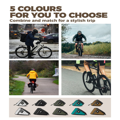 ROCKBROS Triangle Frame Bag – Compact Storage for Folding Bikes! 