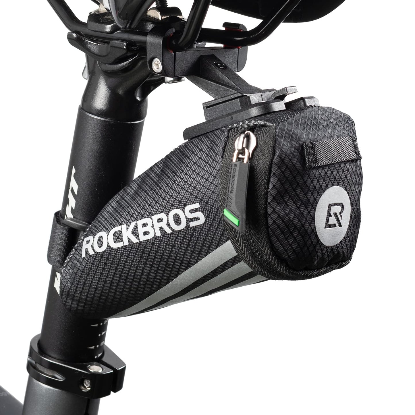 ROCKBROS Bike Mini Saddle Bag Quick Release Under Seat Pouch #Style_Bracket Version