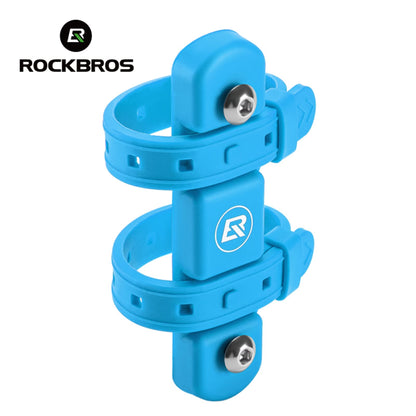 ​ROCKBROS Bike Water Bottle Holder Adapter – Universal Mounting Solution #Color_Blue