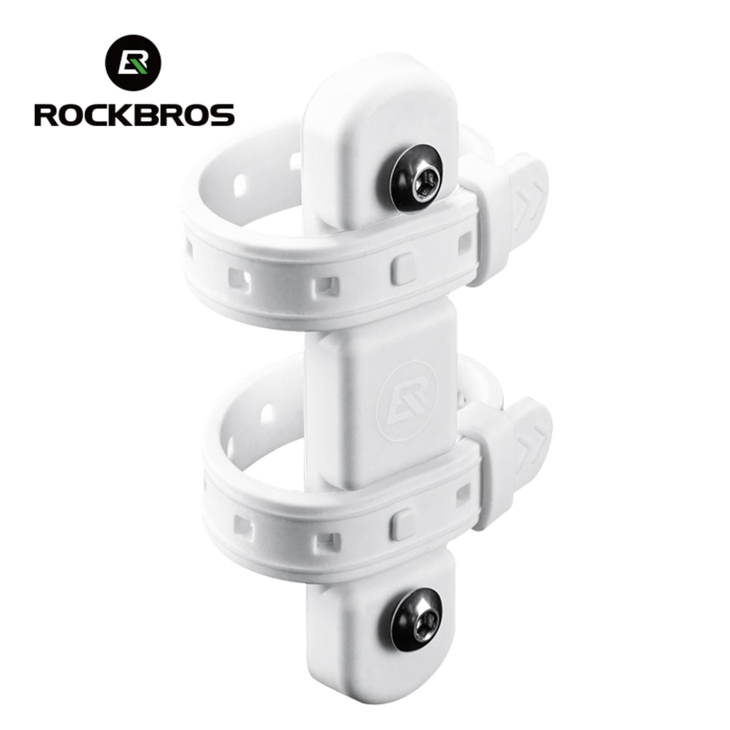 ​ROCKBROS Bike Water Bottle Holder Adapter – Universal Mounting Solution #Color_White