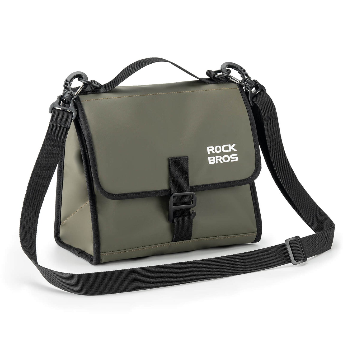ROCKBROS Folding Bike Handlebar Bag Backpack 4-7L – Compact & Versatile Storage for Every Ride!​ #Color_Brown